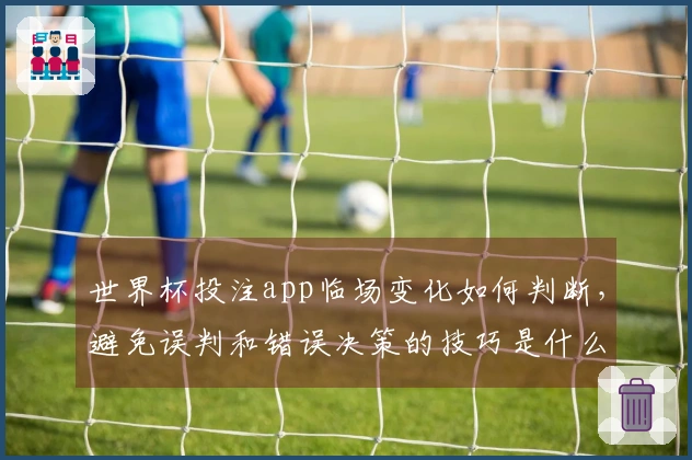 世界杯投注app临场变化如何判断，避免误判和错误决策的技巧是什么